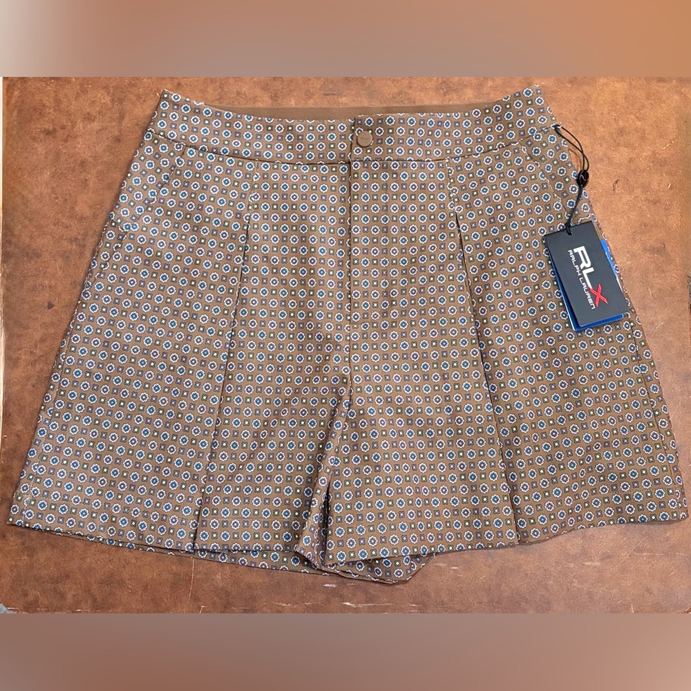 Women's Brown Floral Patterned Shorts